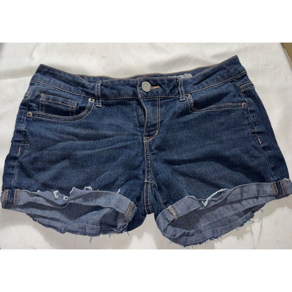 Denim Bundle Lot 4 Pc  3 Shorts 1 Pair Of Jeans Size 6 Dark & Medium Wash  BL - Picture 11 of 16